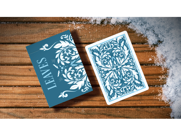 Leaves Winter (Blue) Playing Cards by Dutch Card House Company