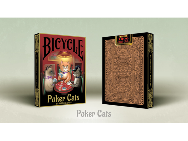 Bicycle Poker Cats Playing Cards