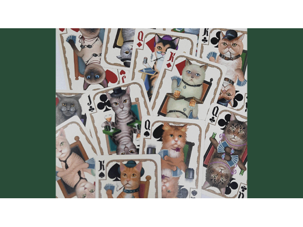 Bicycle Poker Cats Playing Cards