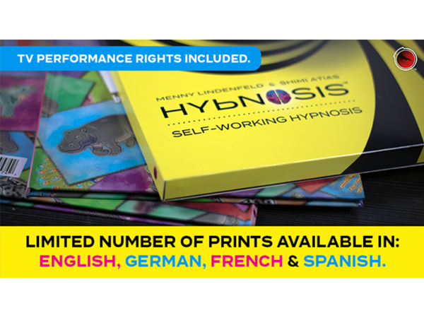 HYbNOSIS - ENGLISH BOOK SET LIMITED PRINT - HYPNOSIS WITHOUT HYPNOSIS (PRO SERIES) by Menny Lindenfeld & Shimi Atias