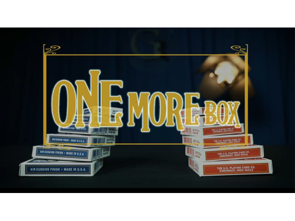 ONE MORE BOX BLUE (Gimmicks and Online Instructions) by Gustavo Raley