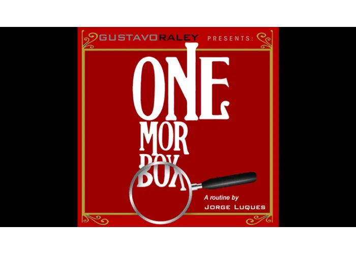ONE MORE BOX RED (Gimmicks and Online Instructions) by Gustavo Raley
