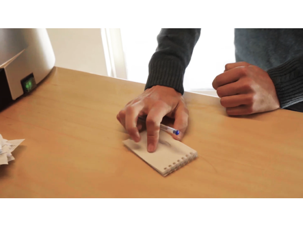 PEN WRITER Blue (Gimmicks and Online Instructions) by Vernet Magic