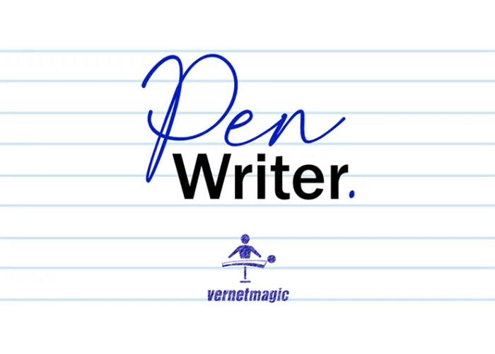 PEN WRITER Red (Gimmicks and Online Instructions) by Vernet Magic