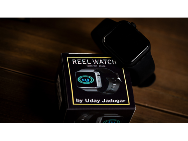 REEL WATCH Titanium Black with black band smart watch (KEVLAR) by Uday Jadugar