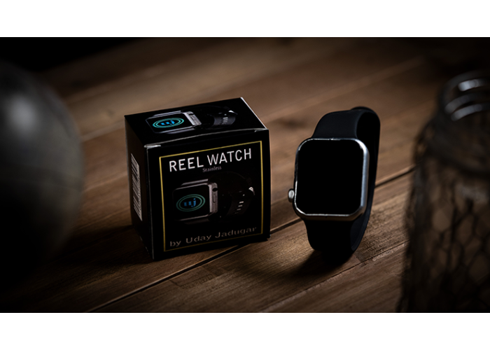 REEL WATCH - Stainless with black band smart watch (KEVLAR) by Uday Jadugar