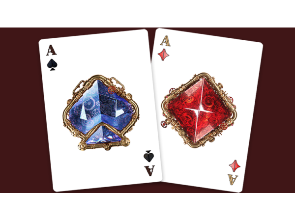 Victorian Steampunk (Silver) Playing Cards