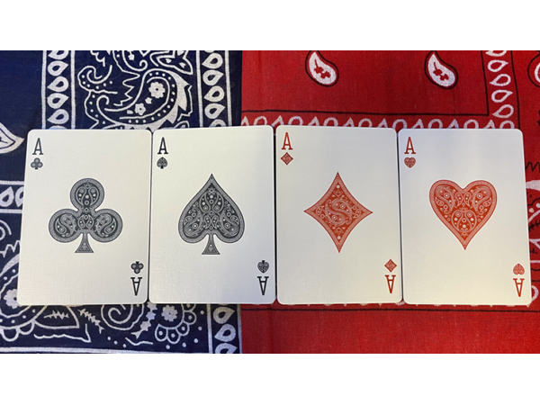 Bicycle Bandana Stripper (Blue) Playing Cards