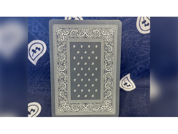 Bicycle Bandana Stripper (Blue) Playing Cards