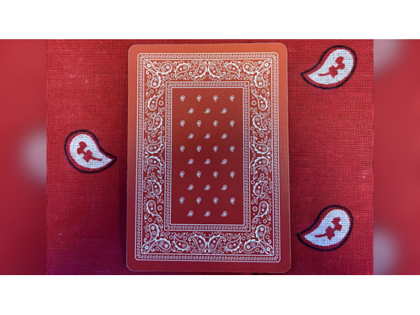 Bicycle Bandana Stripper (Red) Playing Cards