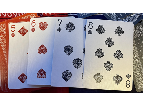 Bicycle Bandana Stripper (Red) Playing Cards