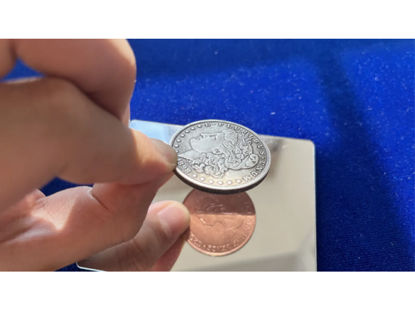 Copper Morgan Double Face Coin by N2G - Trick