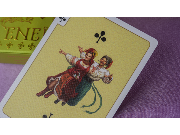 Eneida: Love (Green) Playing Cards