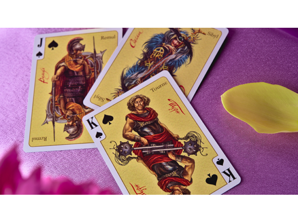 Eneida: Love (Green) Playing Cards