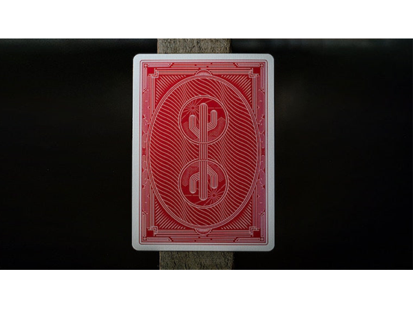 Desert Design (Ruby Red) Playing Cards