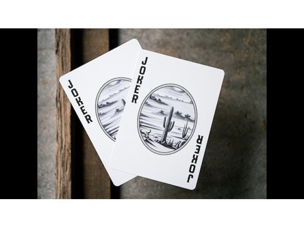 Desert Design (Ruby Red) Playing Cards