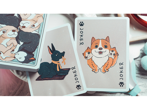 Naughty Dog Playing Cards by 808 Magic and Bacon Playing Card