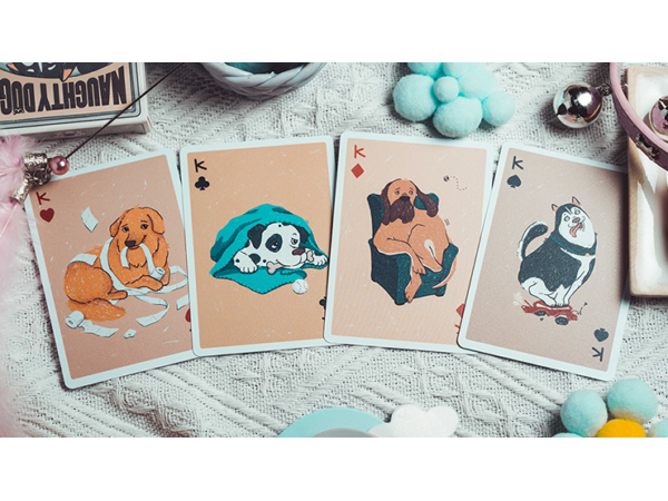 Naughty Dog Playing Cards by 808 Magic and Bacon Playing Card