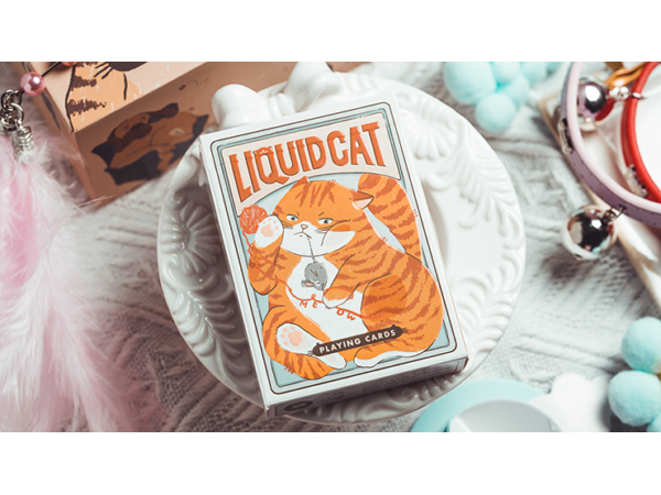 Liquid Cat Playing Cards by 808 Magic and Bacon Playing Card