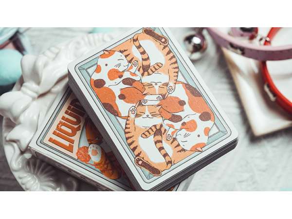 Liquid Cat Playing Cards by 808 Magic and Bacon Playing Card