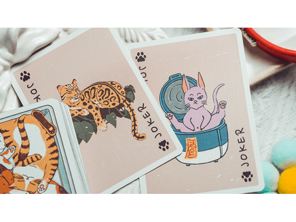 Liquid Cat Playing Cards by 808 Magic and Bacon Playing Card