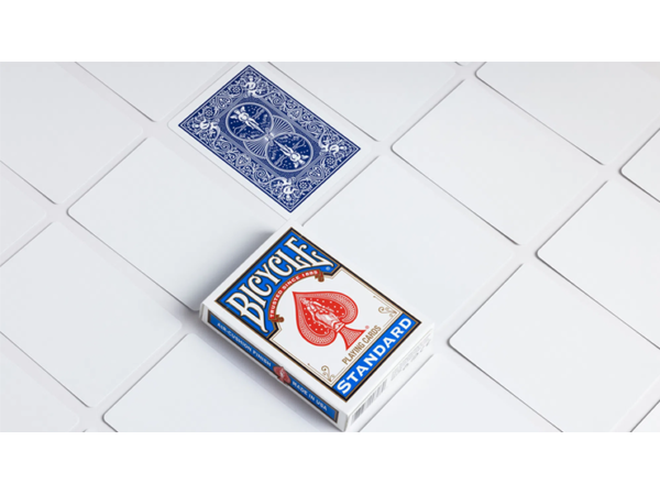 Magnetic Card - Bicycle Cards (2 Per Package) Blank Face Blue by Chazpro