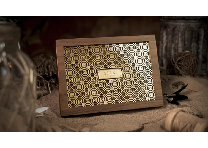 The Silk Wooden Boxset Playing Cards