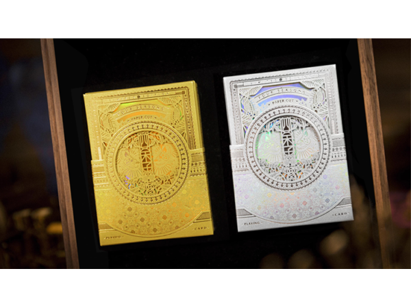 The Four Seasons Wooden Boxset Playing Cards