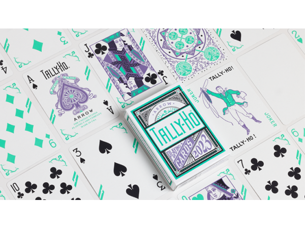 Tally Ho Fan Back Arrow Playing Cards by US Playing Card