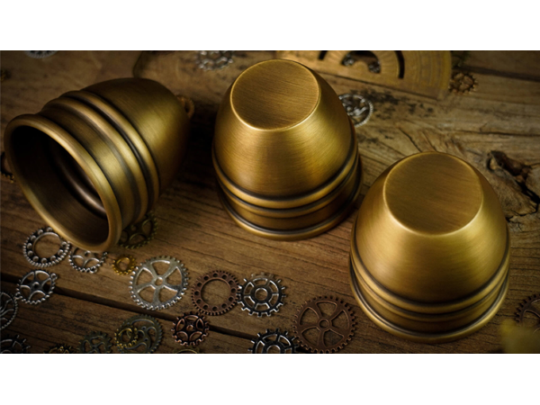 Artistic Combo Cups and Balls (Brass) by TCC