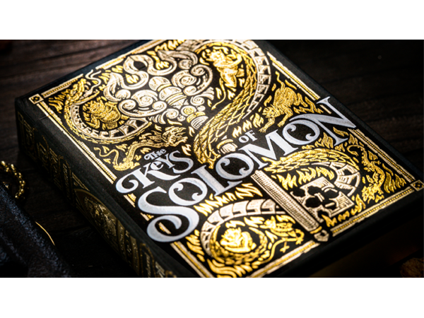 The Keys of Solomon: Golden Grimoire Playing Cards by Riffle Shuffle