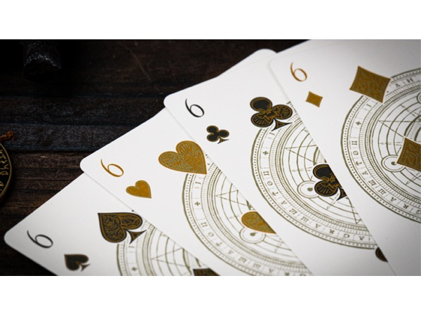 The Keys of Solomon: Golden Grimoire Playing Cards by Riffle Shuffle