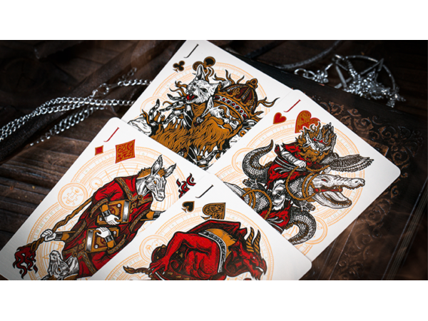 The Keys of Solomon: Blood Pact Playing Cards by Riffle Shuffle