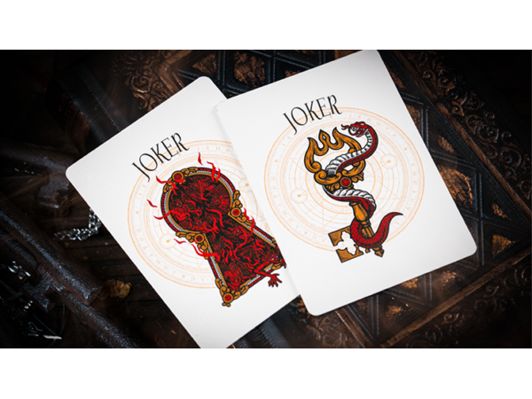 The Keys of Solomon: Blood Pact Playing Cards by Riffle Shuffle