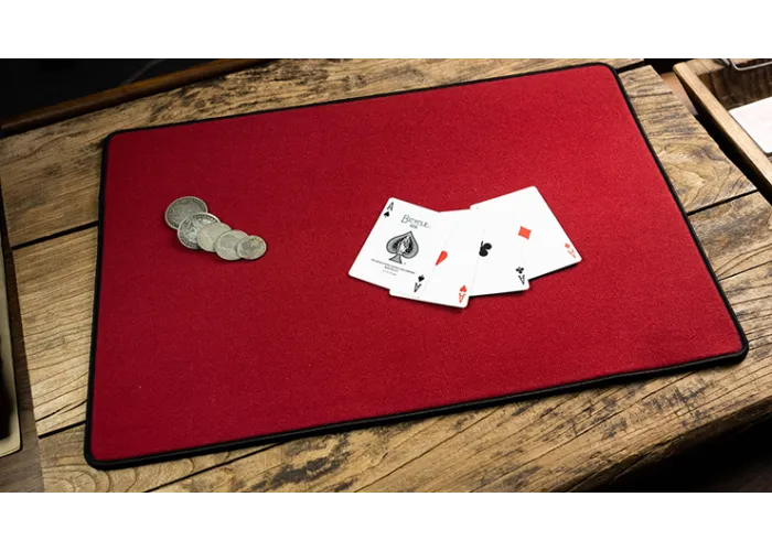 Sewn-Edge Basic Close-Up Pad (Red) by TCC Presents - Trick