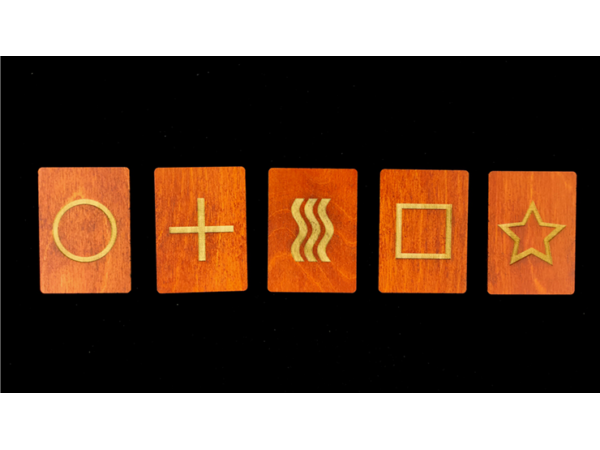 Wooden ESP Prediction Cards by Joker Magic