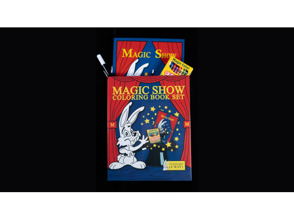 MAGIC SHOW Coloring Book DELUXE SET (4 way) by Murphy's Magic
