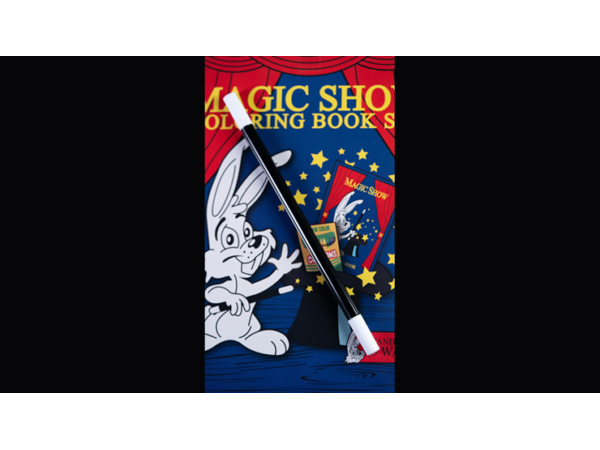MAGIC SHOW Coloring Book DELUXE SET (4 way) by Murphy's Magic