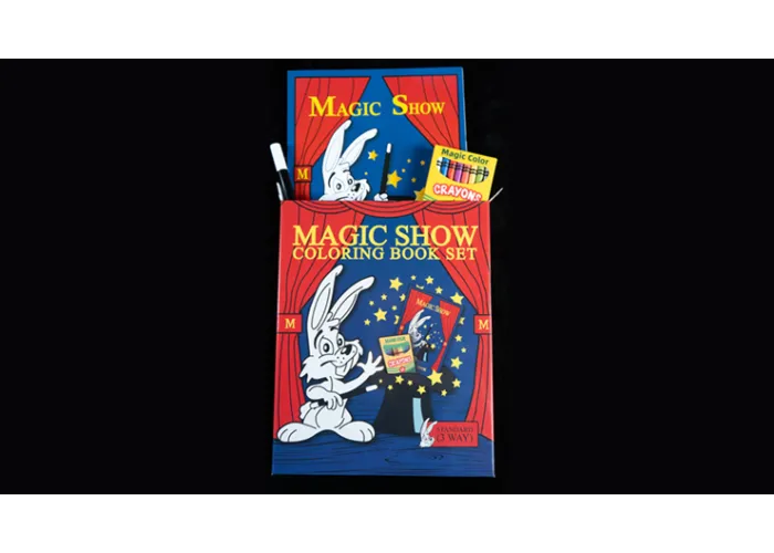 MAGIC SHOW Coloring Book STANDARD SET (3 way) by Murphy's Magic