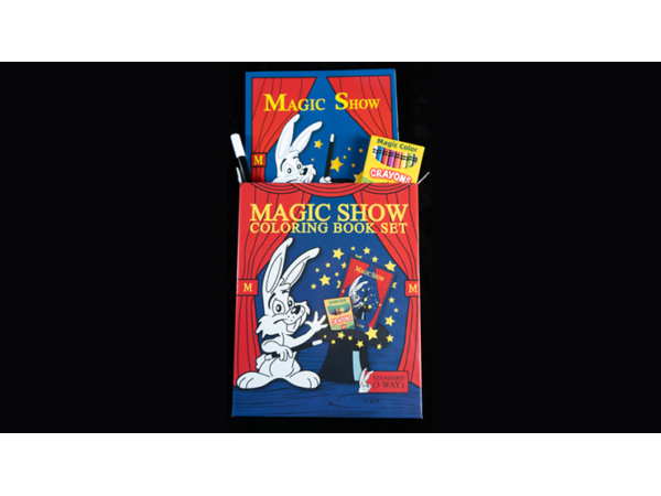 MAGIC SHOW Coloring Book STANDARD SET (3 way) by Murphy's Magic