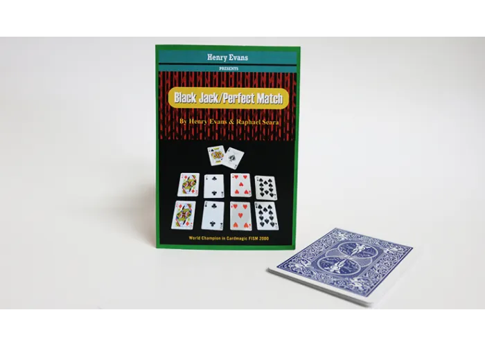 Black Jack/ Perfect Match Blue (Gimmicks and Online Instructions) by Henry Evans and Raphael Seara