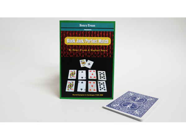 Black Jack/ Perfect Match Blue (Gimmicks and Online Instructions) by Henry Evans and Raphael Seara