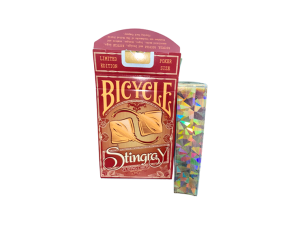 Gilded Bicycle Stingray (Orange) Playing Cards