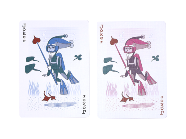 Gilded Bicycle Stingray (Teal) Playing Cards