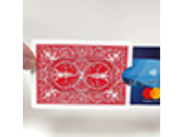 Credit Card Holder (Made from Blue Bicycle cards) by Joker Magic - Trick
