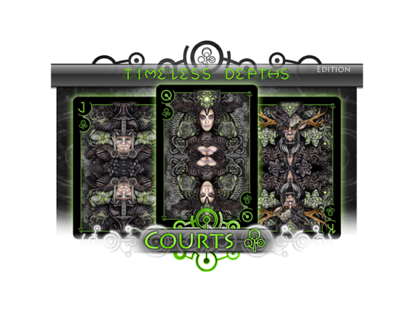 Timeless Depths (Dark Bionic Edition) Playing Cards