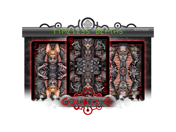 Timeless Depths (Dark Bionic Edition) Playing Cards