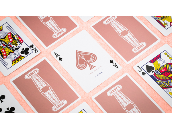 Jerry's Nugget Monotone (Rose Gold) Playing Cards