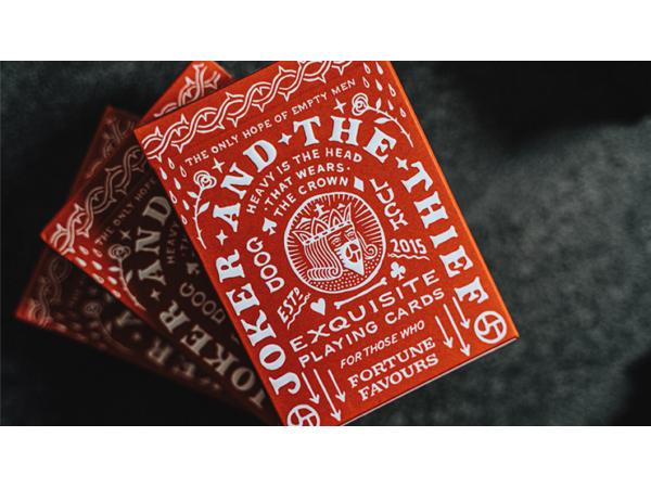 JT Crown (Red) Playing Cards by Joker and the Thief