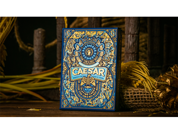 Caesar (Blue) Playing Cards by Riffle Shuffle